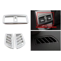 For Renault Koleos 2017-2021 Central Console Air Conditioner AC Outlet Vent Panel Cover Trim ABS Sticker For Samsung QM6
