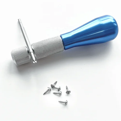 Imagen 2 del producto Tornillo de hueso Dental GBR, tachuelas de tornillo para tienda, guía de punta de mango Universal, membrana de regeneración ósea, destornillador de tienda