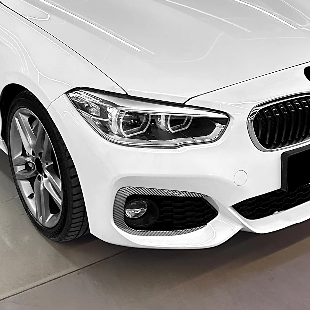 BMW 1 시리즈 F20 F21 M 스포츠 2015-2019 자동차 앞 범퍼 립 스플리터 스포일러 카나드 에어 나이프 장식 커버 트림 썸네일 4