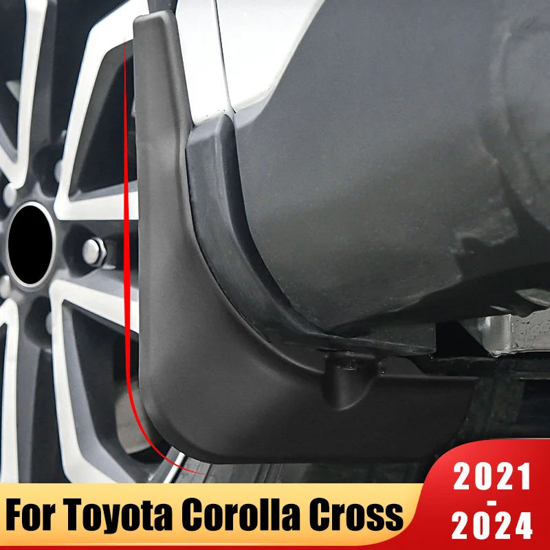 

For Toyota Corolla Cross XG10 2021~2024 2022 2023 Car Mud Flaps Mudguards Splash Guards Fender Mudflaps Protector Accessories
