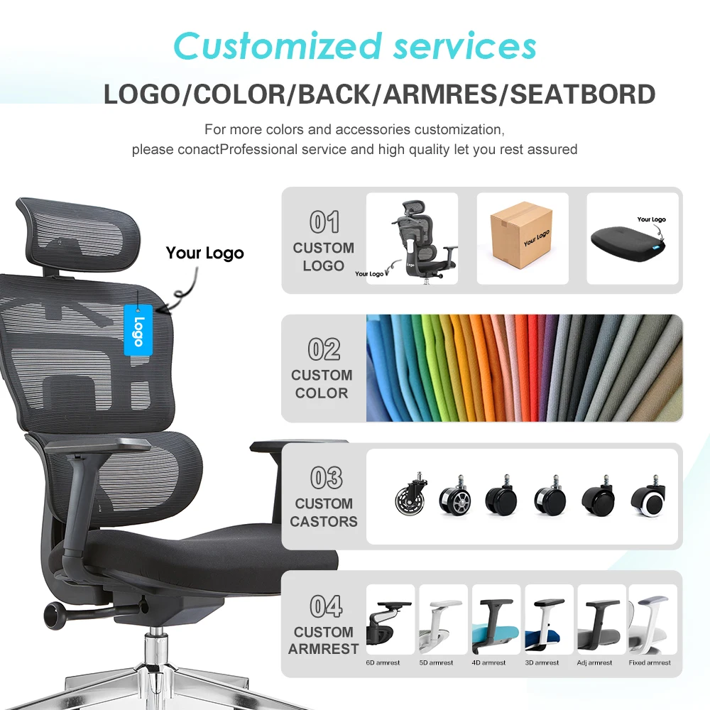 جديد الحديثة رفع كرسي الكمبيوتر شبكة النسيج هايت الظهر قطب تصميم مريح Oficina كرسي مكتب الموظفين