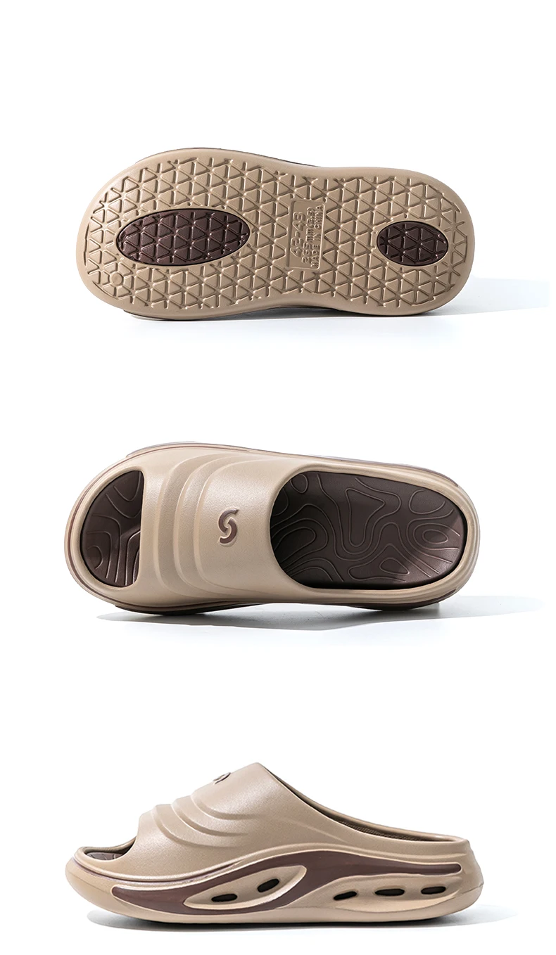 Modische Herren Outdoor-Sport-Slides Trendige Sommer-Pantoffeln Bequeme Rutschfeste Sandalen für Sport, Freizeit, Strand, Pool und Alltag – Detail 15