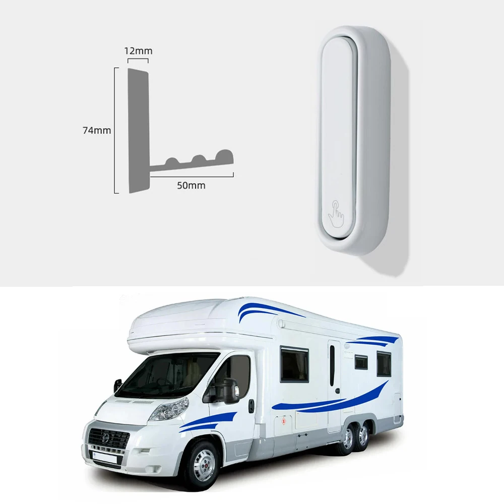 

1PC Foldable Clothes Hook For RV Aluminium Alloy RV Storage Hook for Bathroom Camper Caravan RV Interior Organization Accessorie