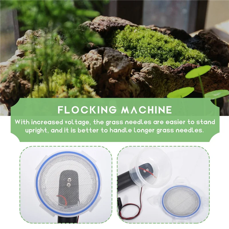 ABJL-Miniature Landscape Model Material Flocking Static Grass Applicator Modeling Hobby Craft Accessories