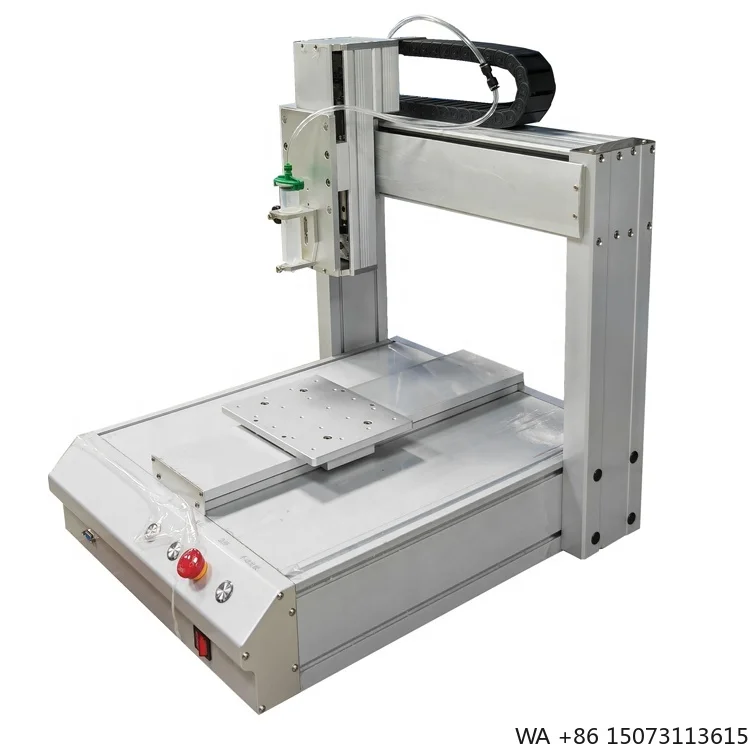 Desktop AB Glue Dispensing & Curing Machine, Automatic UV Epoxy, 220V PLC Control, 1-Year Warranty