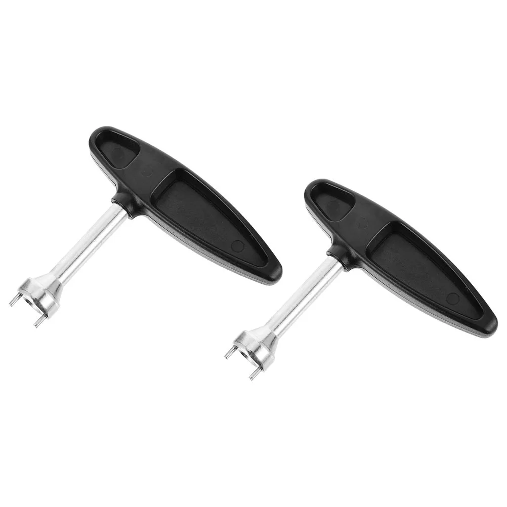 

2Pcs Golf Spike Wrench T-Handle Spike Remover Tool Shoe Cleats Replacement Wrench for Metal Plastic Spikes Nail Lifter