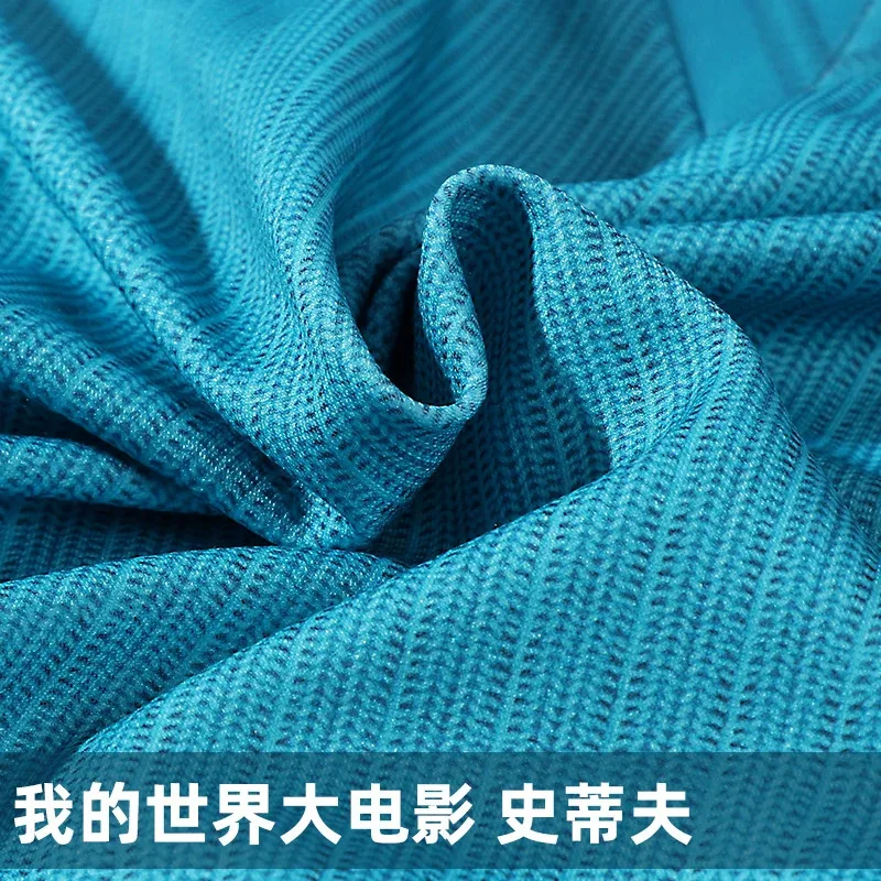 Dy20steve cosplay traje azul topo t camisa cosplay conjunto retro estilo futurista terno aventura roupa das mulheres dos homens halloween papel pla