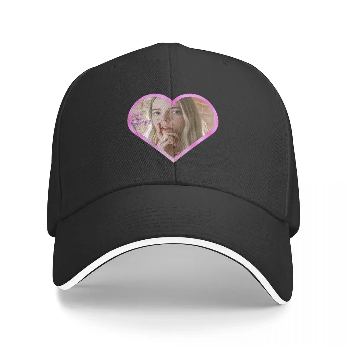 love u anya taylor-joy Baseball Cap Luxury man cap Gentleman Hat fashionable Men Golf Wear Women's