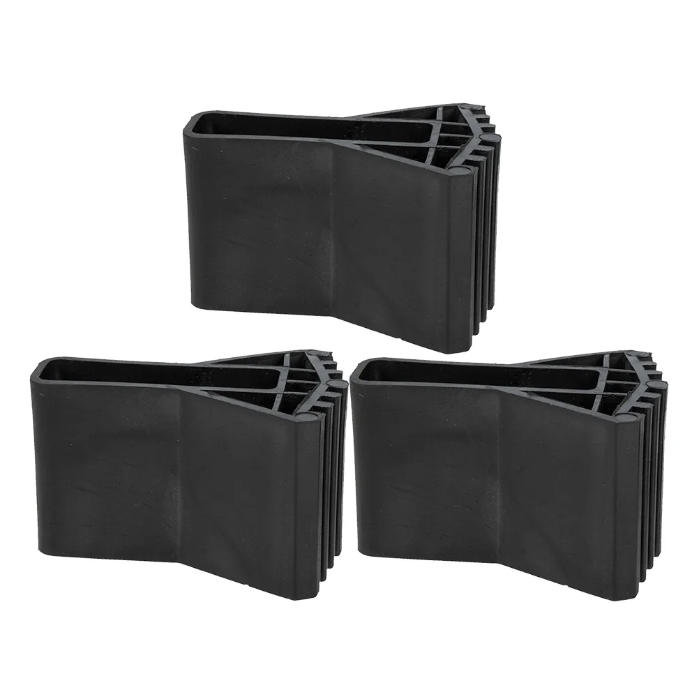 

3pcs Ladder Foot Covers Safety Pads Non-slip Anti-skid Protectors Durable Replacement Rubber Pad for Home Use Construction Tools