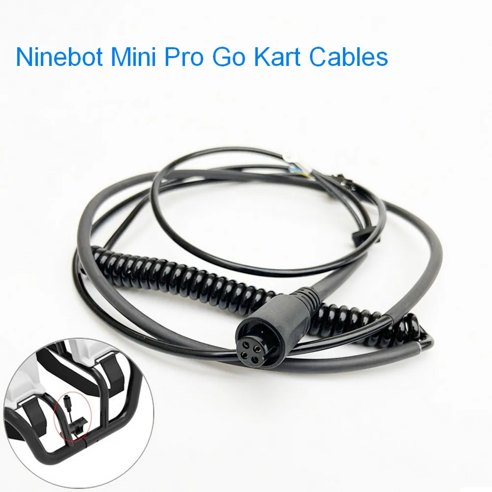 

Оригинальный пружинный жгут проводов для Xiaomi Ninebot Mini Pro Go Kart, выходная коробка, адаптер, кабель питания