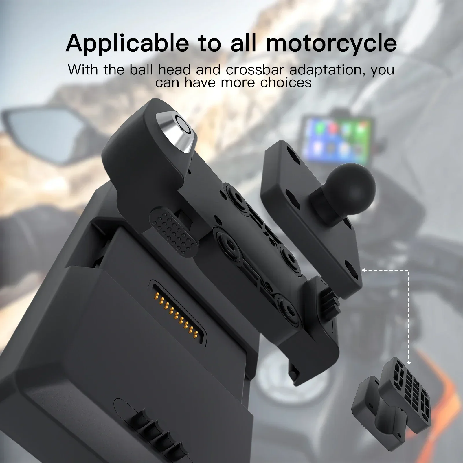 オートバイ Carplay GPS ナビゲーション画面 6 インチ防水 IPX7 IP68 ダッシュカムカメラ Moto Android 自動タッチディスプレイ