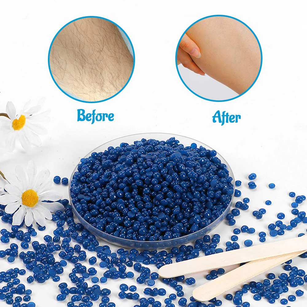 Painless Hard Wax Beads for Full Body Hair Removal Pack of 50g Suitable for All Skin Types Home Use Gentle on Sensitive Skin