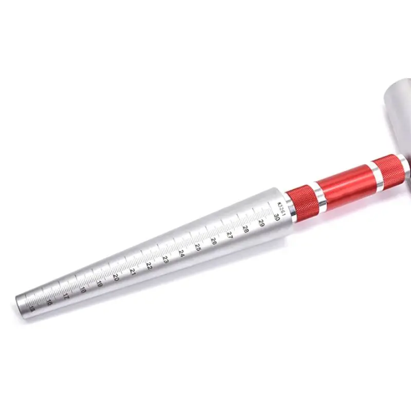 SOFT-Feeler Gauges Welding Taper Gauge -Inner Diameter 15‑30Mm Conical Taper Gauge Welding Hole Gage Ruler Measuring Tool