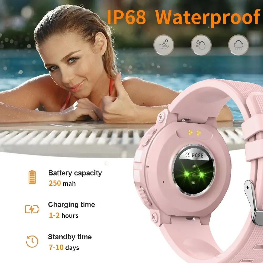 Imagem -04 - Impermeável Sport Smart Ver para Mulheres Bluetooth Call Smartver Rastreador de Fitness Monitoramento de Saúde Ios Android Mk60 Ip68