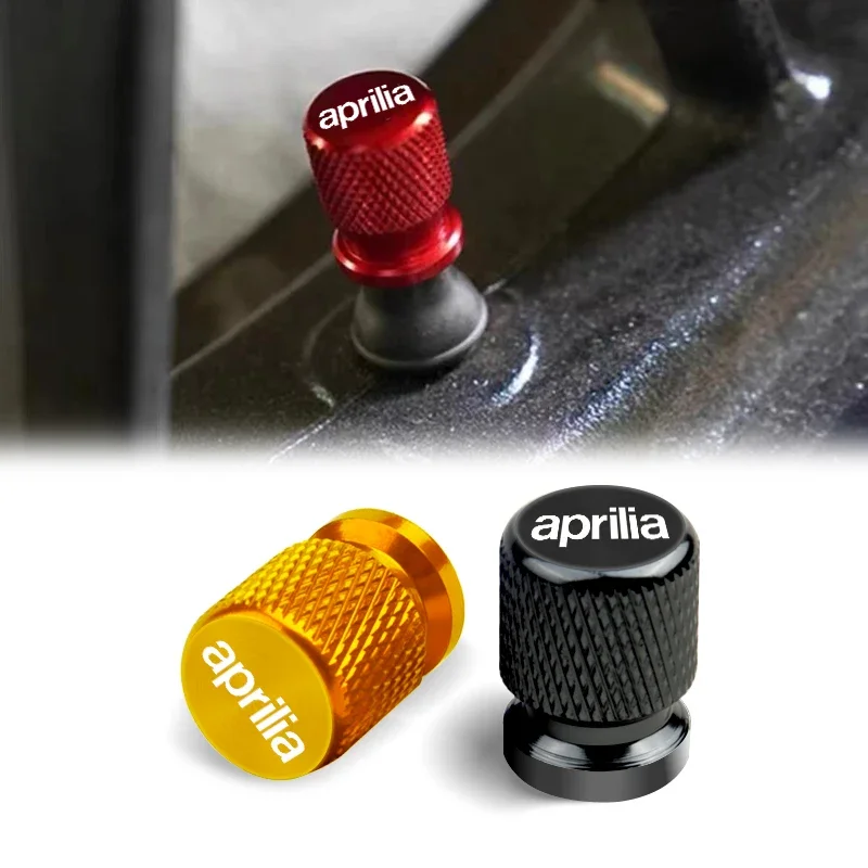 2 Pcs Motorcycle Accessories For Aprilia RSV4 RSV1000/R Caponord 1200 Dorsoduro 750 Metal Tire Valve Air Port Stem Cover Caps