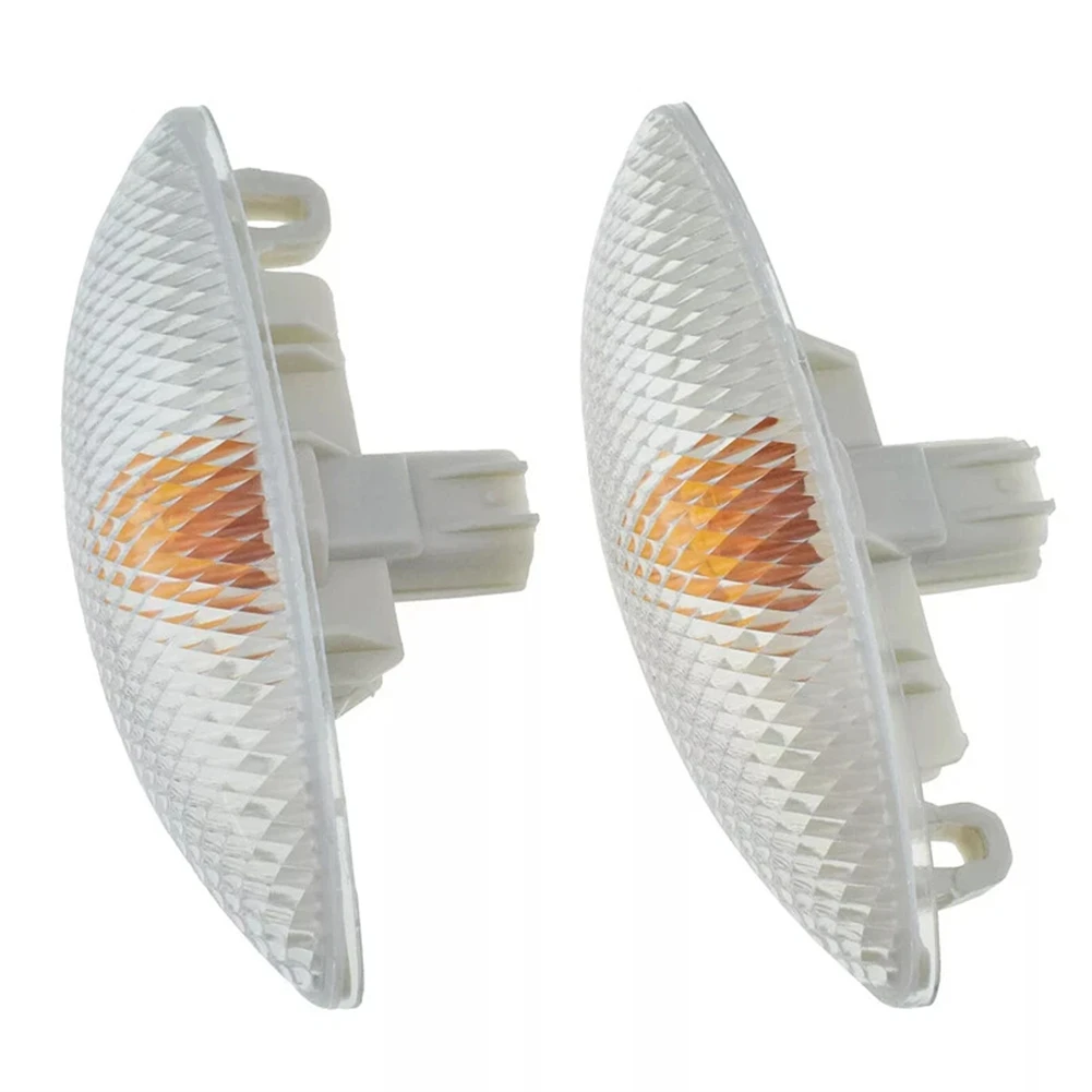 Fender Mount Light Clear Side Marker Light For Daily Driving Safety As Picture Shows Plastic Clear Lens Cover Fender