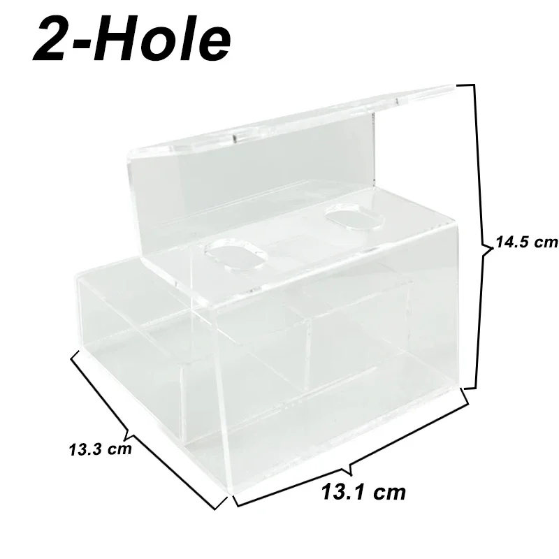 High Quality Dental Acrylic Material Gun Holder Dental Mixing Tip Organizer 2 Hole 4 Hole for Choose Dentistry Storage Supplies