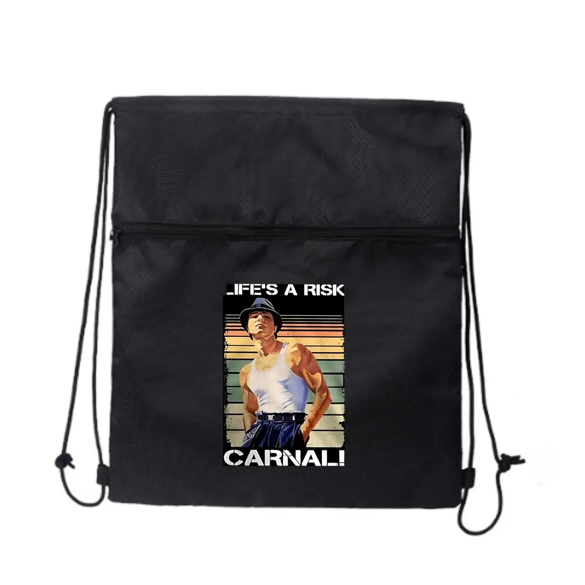 

Легкий рюкзак на шнурке Risk Sign Sparks Adventure Joy для мужчин и женщин, сумка на молнии