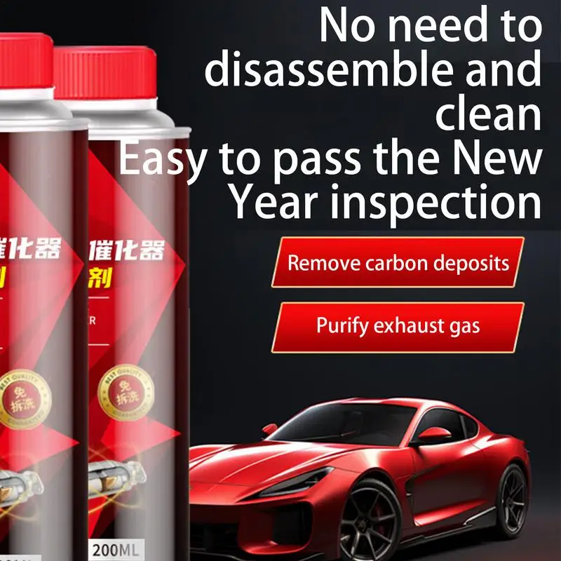 For Refer To Description  Exhaust System Pipe Carbon Removal Cleaner Engine Boost Up Cleaner Restores System Efficiency Carbon