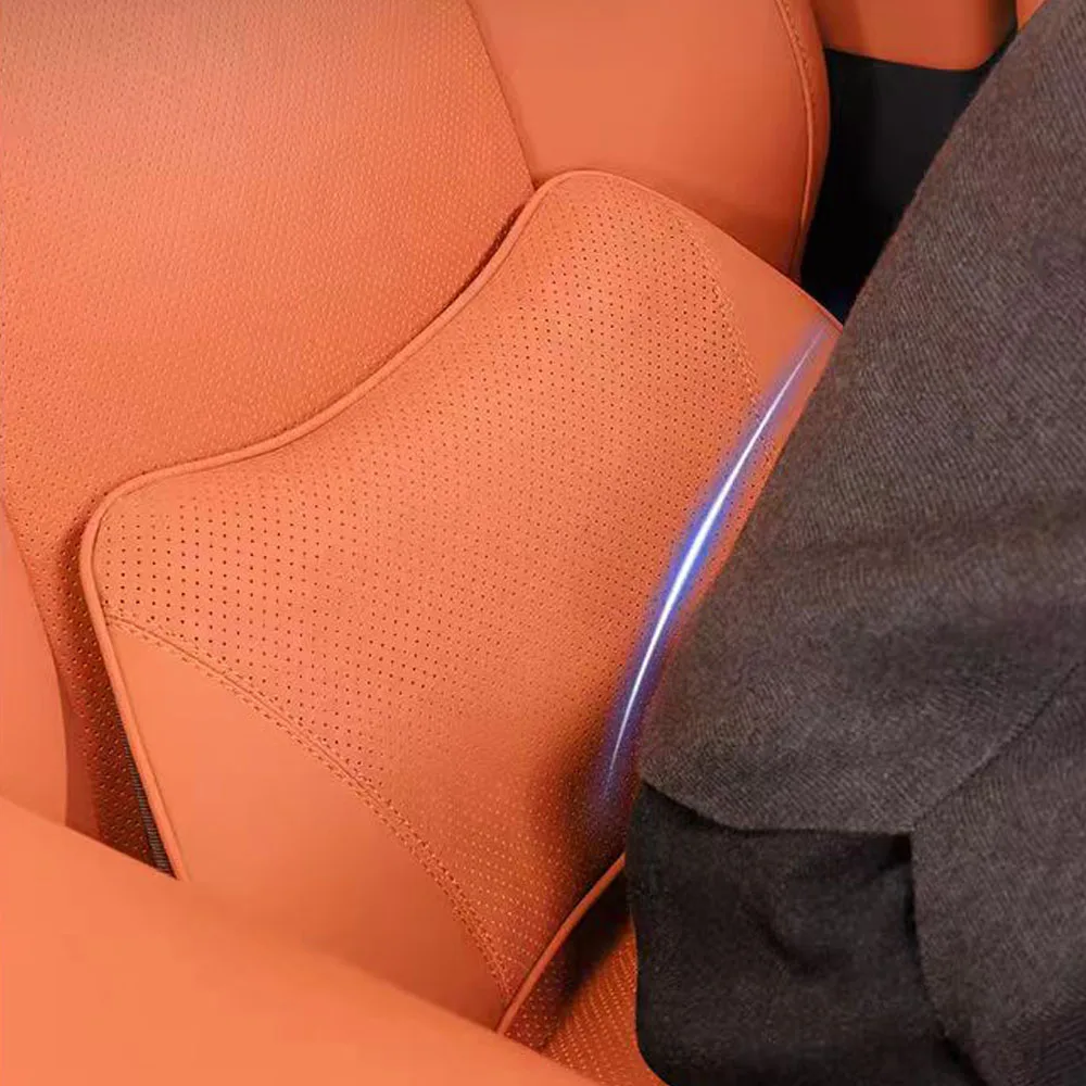 Headrest Neck Pillow Waist Cushion Waist Support Pillow Car Interior Decoration Accessories Fit For Equation Leopard Titanium 7