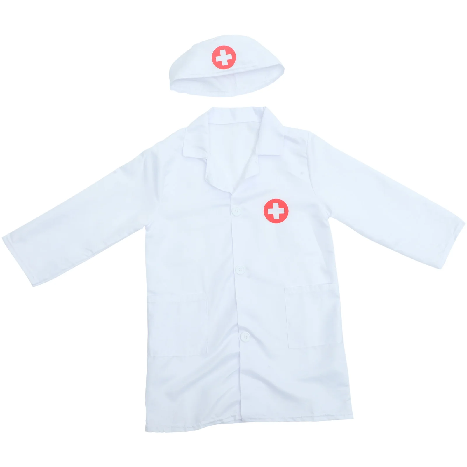

Pretend Play Halloween Doctor Lab Costume Kids Coat with Clothing Role Outfit Child Toddler