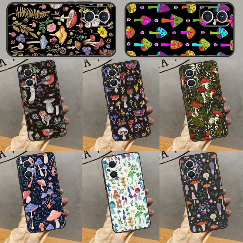 Trippy Mushroom Case For OPPO Reno 8T 4Z 5Z 2Z 3 4 5 6 7 8 Lite OPPO Find X3 Neo X2 Lite X5 X6 Pro Cover