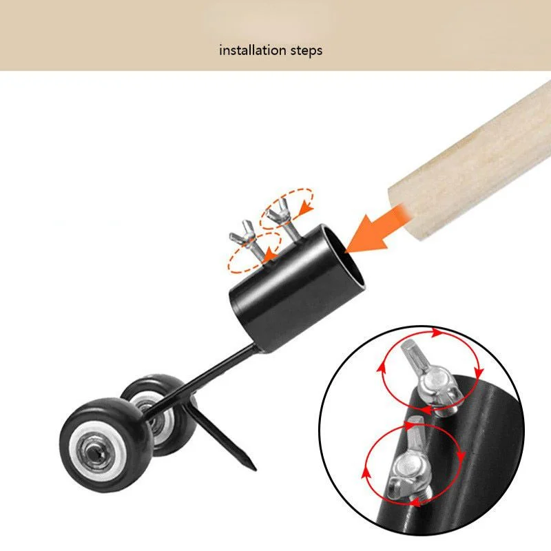 Crazy Weeds Marauder Sidewalk Gap weeding tool, garden removable standing long handle weeding tool, no stoop root remover