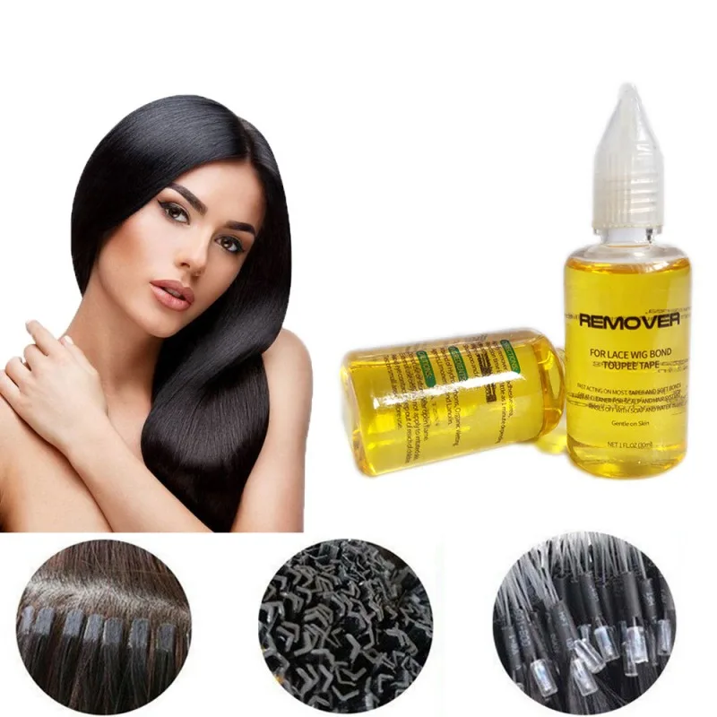 30ml Hairs Extension Remover Wigs Glue Adhesive For Lace Band Quick Clean Toupee Remove Release Tape Gel False Eyelashes Health