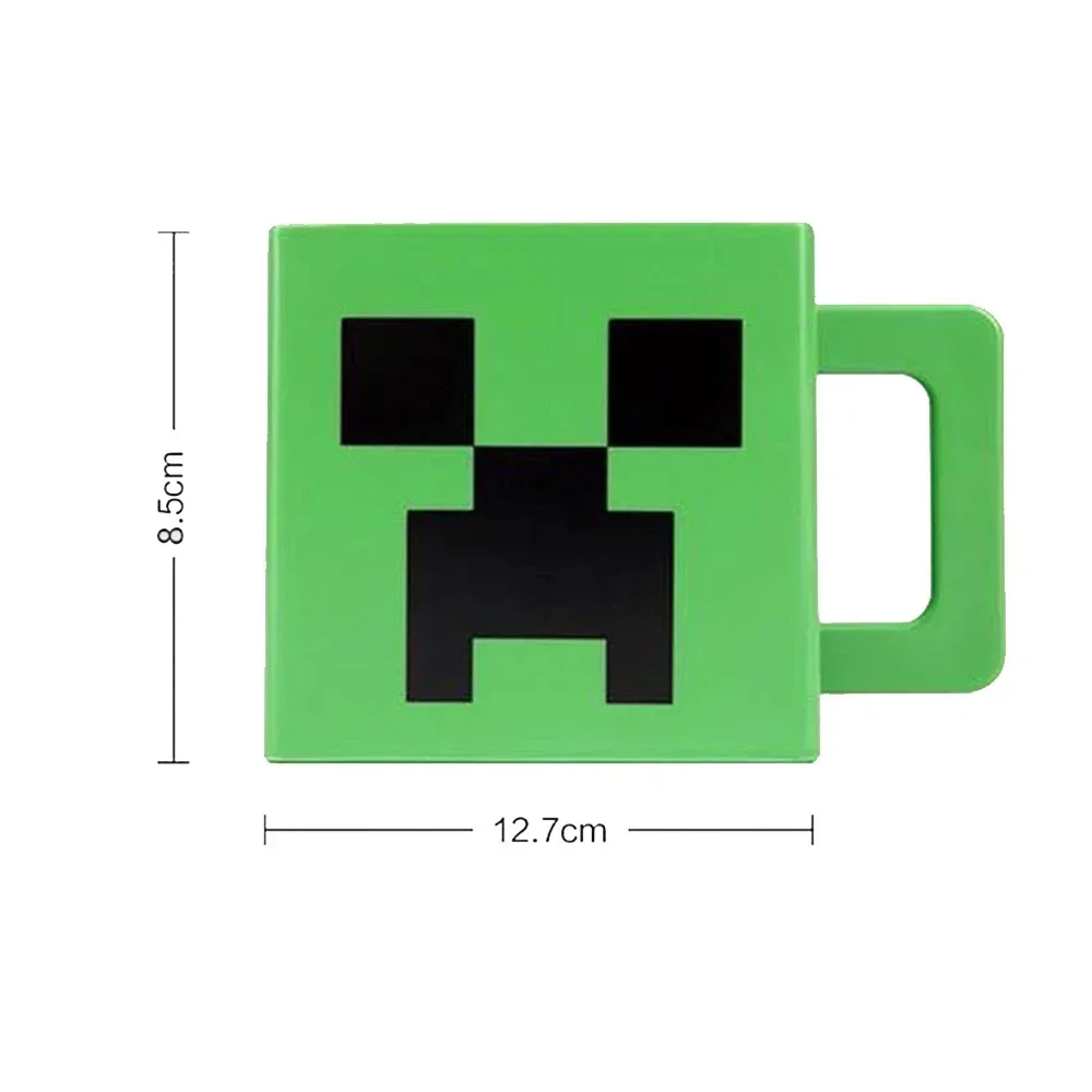 230ml Minecraft 3D Mug Capacity TNT Coolie Fear Block Grassland Pink Pig and Horse Minecraft Alex Mug Novelty Mug Coffee Mug Toy