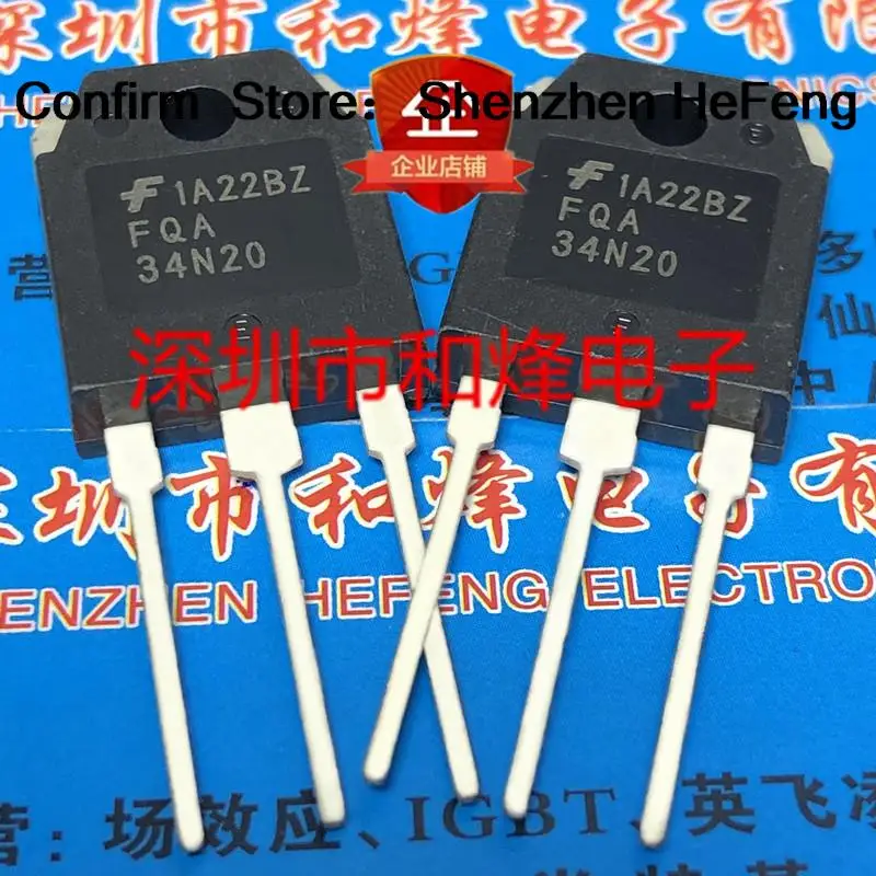 5PCS-10PCS FQA34N20  TO-3P 200V 34A    NEW AND ORIGINAL Fast Shipping Quality