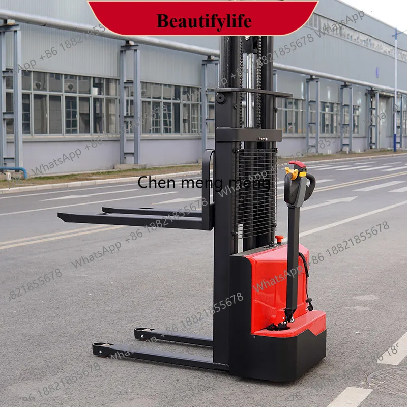 z189 Self Propelled 6m Lift Mini Balance Electric Pallet Stacker with Radio 1.5 Ton