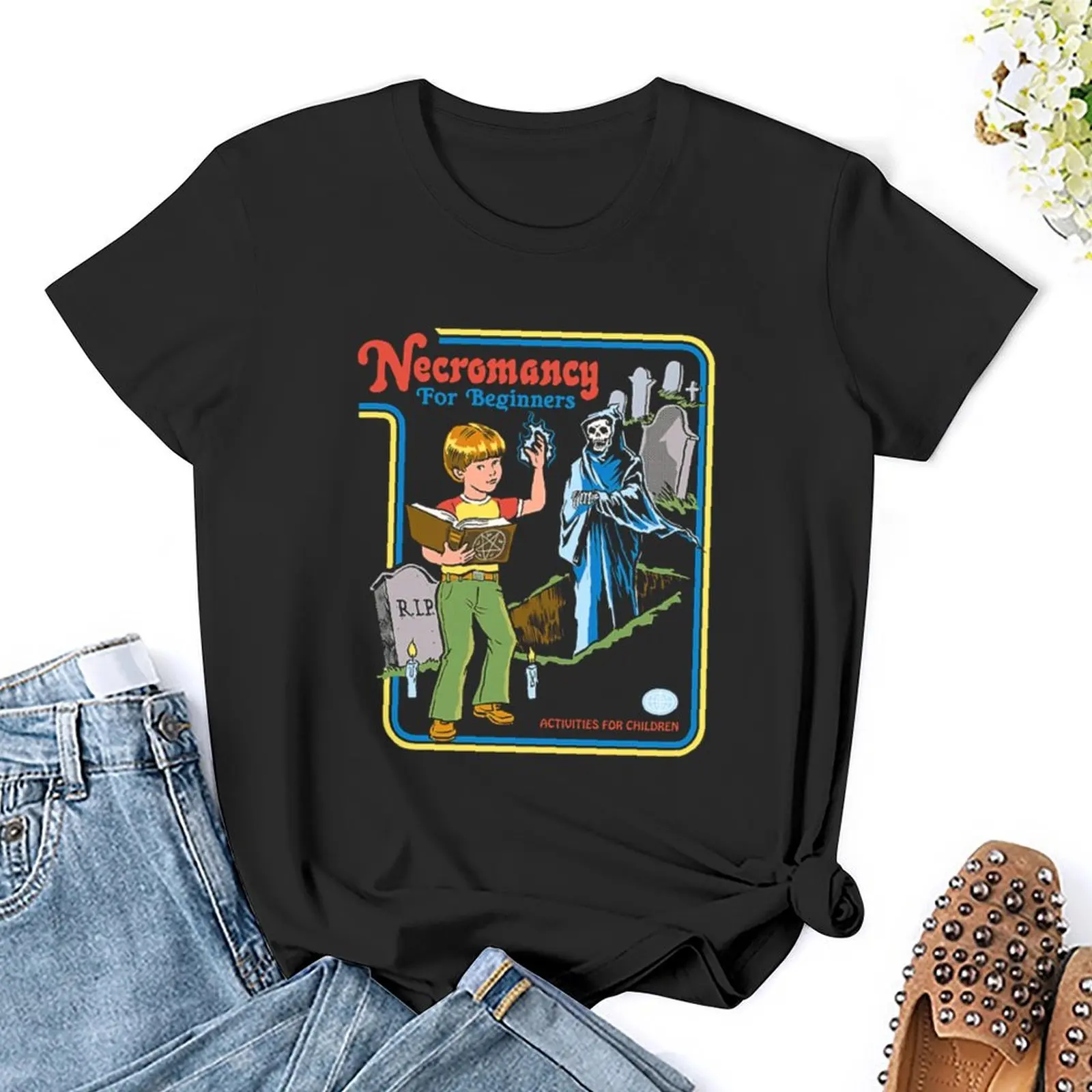 Necromancy Voor Beginners Activiteiten Voor Kinderen T-Shirt Graphics Dierenprint Shirt Voor Meisjes Grappige Cropped T Shirts Vrouwen