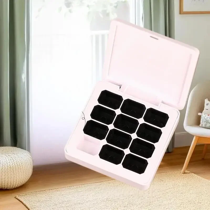 4/6/9/12 Grids Empty Magnetic Packaging Box For Nail Manicure DIY Fast Painting Gel Solid UV Varnishes Ombre Gel Nail Polish