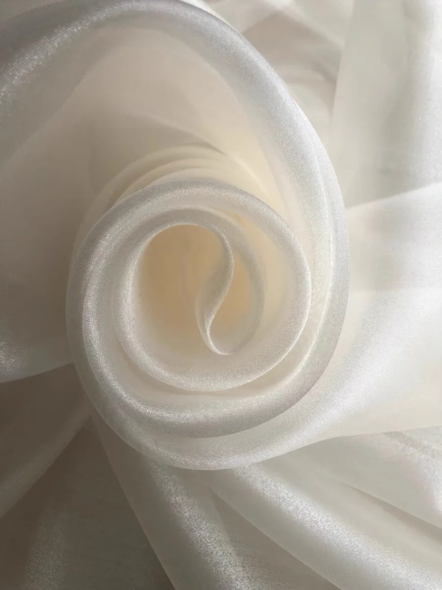 

Цвет слоновой кости, миндаль, кристалл, жемчуг, прозрачная ткань из органзы, тонкое блестящее свадебное платье, вечернее платье, дизайнерское выпускное платье невесты