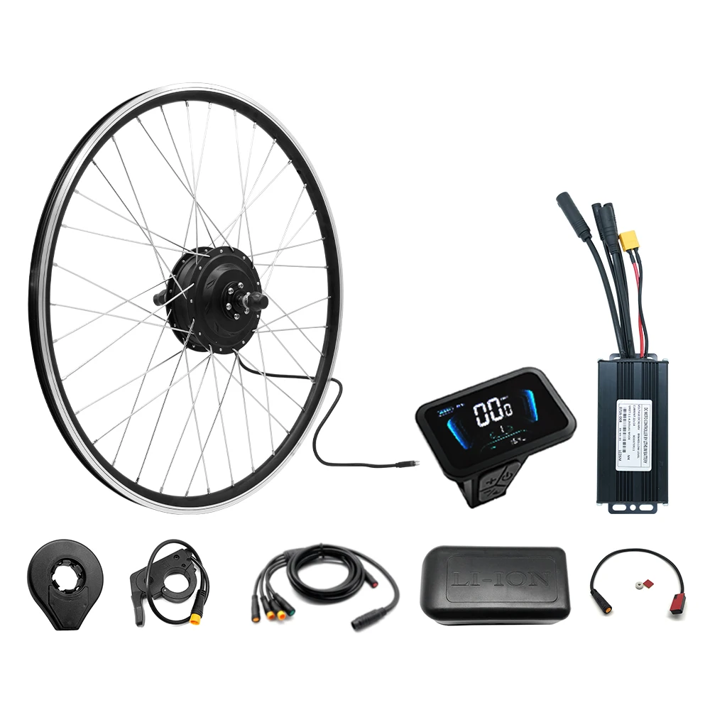 AliExpress ESOULBIKE Ebike Kit 48V 500W Rear Cassette Wheel Hub Motor Electric Bicycle Conversion Kit Rear Engine 26 27.5 28 29 700C