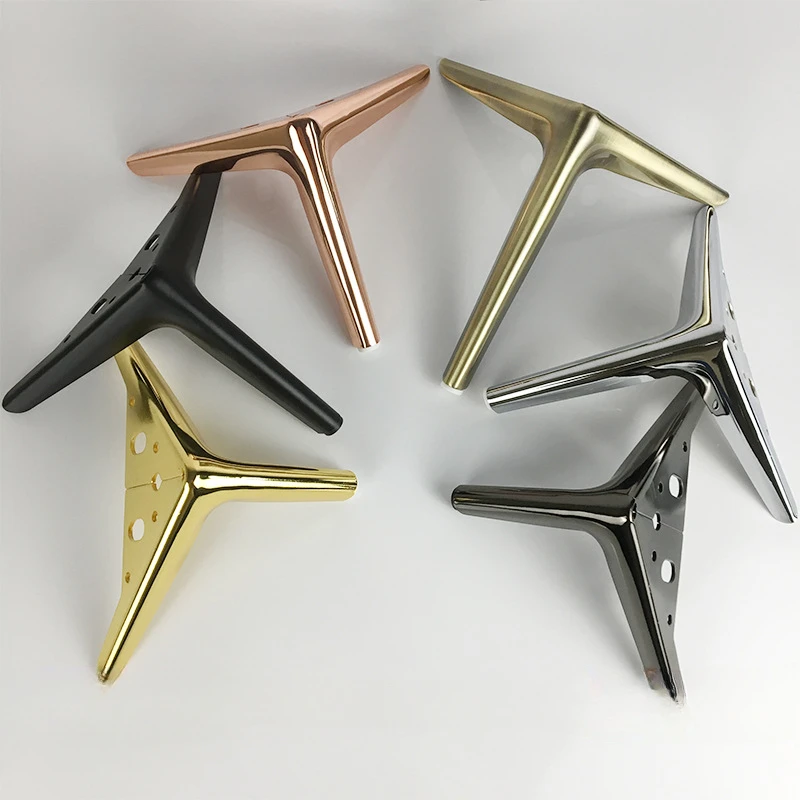 8cm/10cm/20cm/25cm Metal Furniture Hardware Sofa Foot Cabinet Foot Tea Table Leg TV Cabinet Foot Porch Cabinet Bed Leg Support