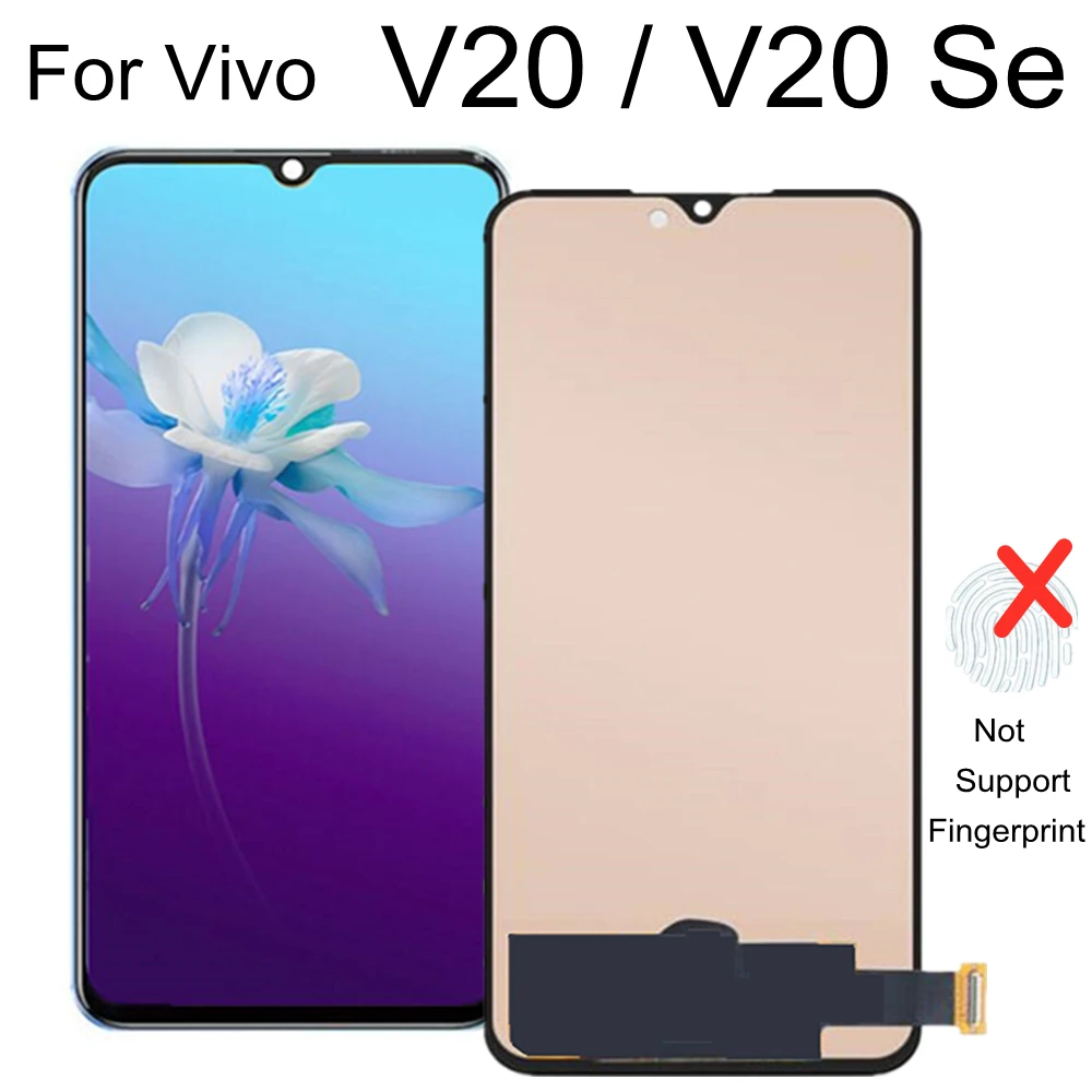 6.44 TFT LCD For VIVO V20 SE V2022 V2023 LCD Display Touch Screen Digitizer Assembly Replacement For Vivo V20Se LCD Display