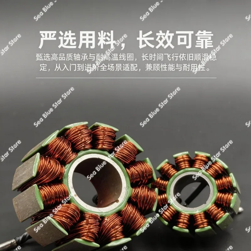 Brushless motor 3115-900KV 10-inch model aircraft 6S speed motor, passing through the drone motor