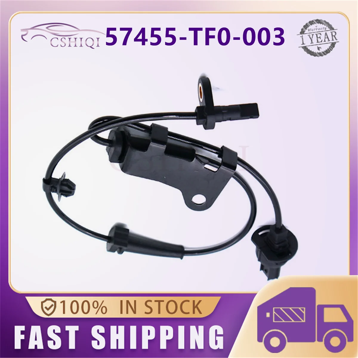 

Датчик ABS переднего левого колеса 57455-TF0-003 для Honda CR-Z, Jazz, City, Fit 1.2L, 57455TF0003, 57450-TF0-013, Автозапчасти