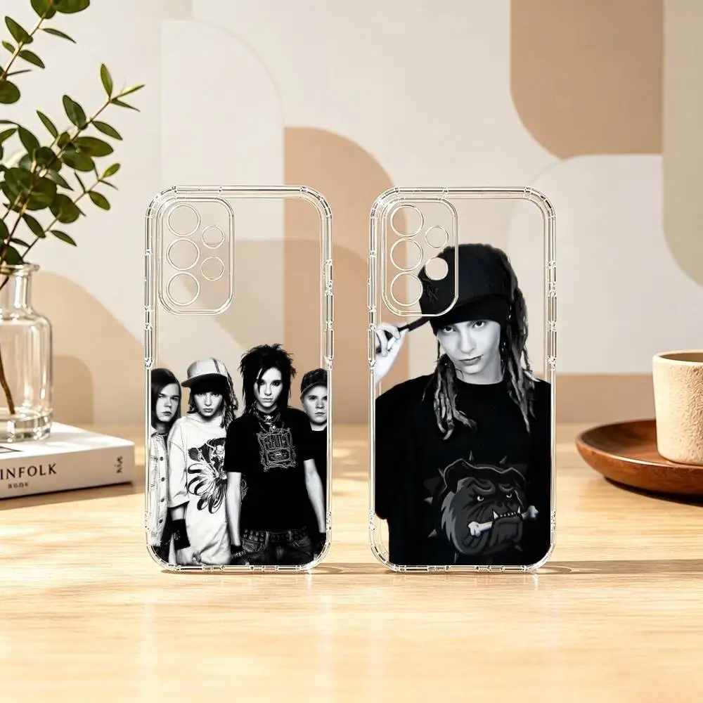 

Bill-Tom Kaulitz Tokio Hotel Gift Phone Case Transparent Silicone Soft For Samsung S25,S24,S21,S22,S23,S30,Ultra,S20,Plus,Fe