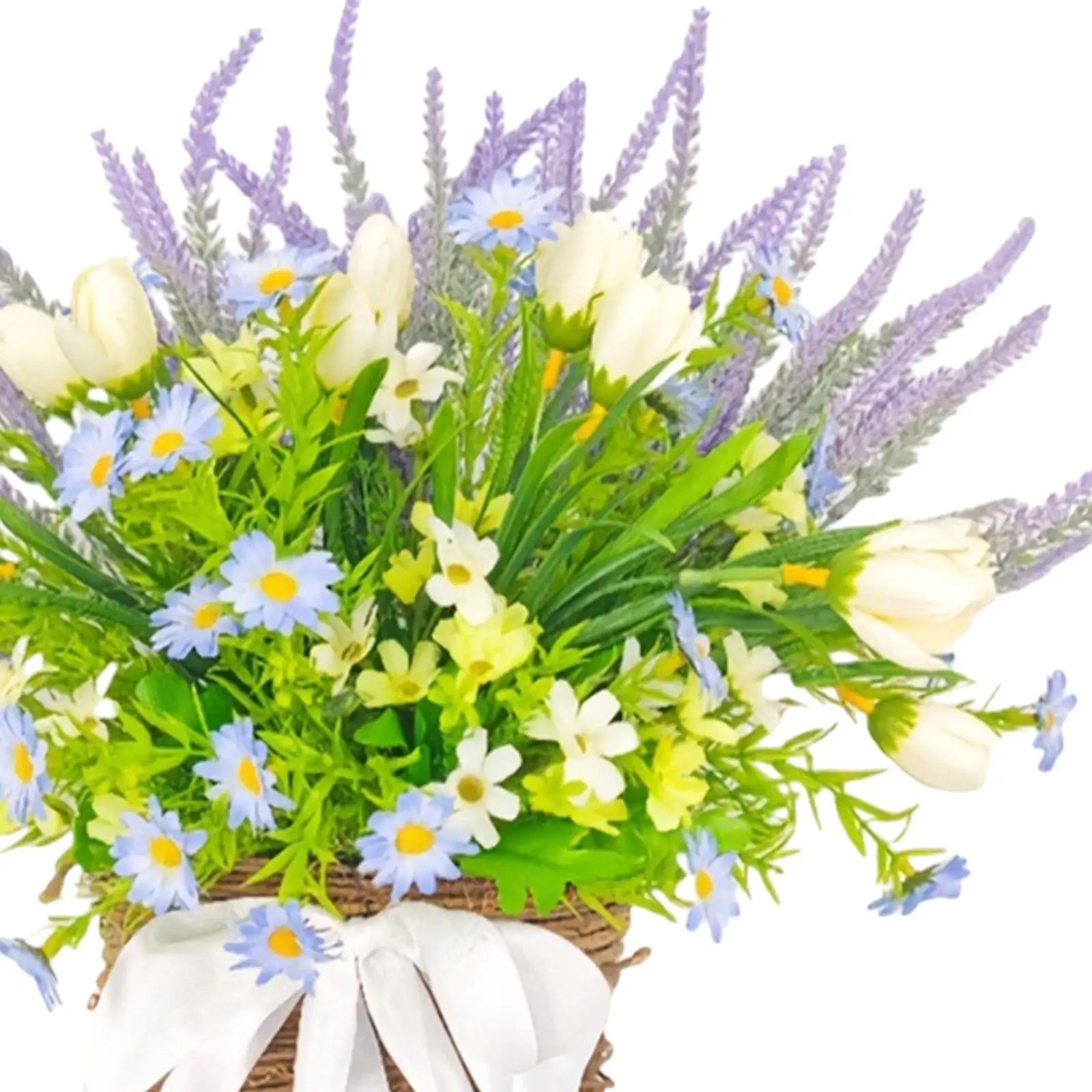 Deurhanger Mand Krans Hangend Ornament Foto Props Decoratieve Lente Voordeur Krans voor Plank Buiten