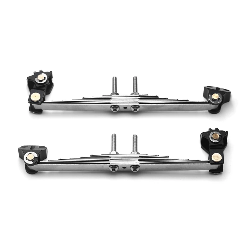 طقم شماعات زنبركية على شكل ورقة تعليق معدنية لشاحنة Tamiya RC 1/14