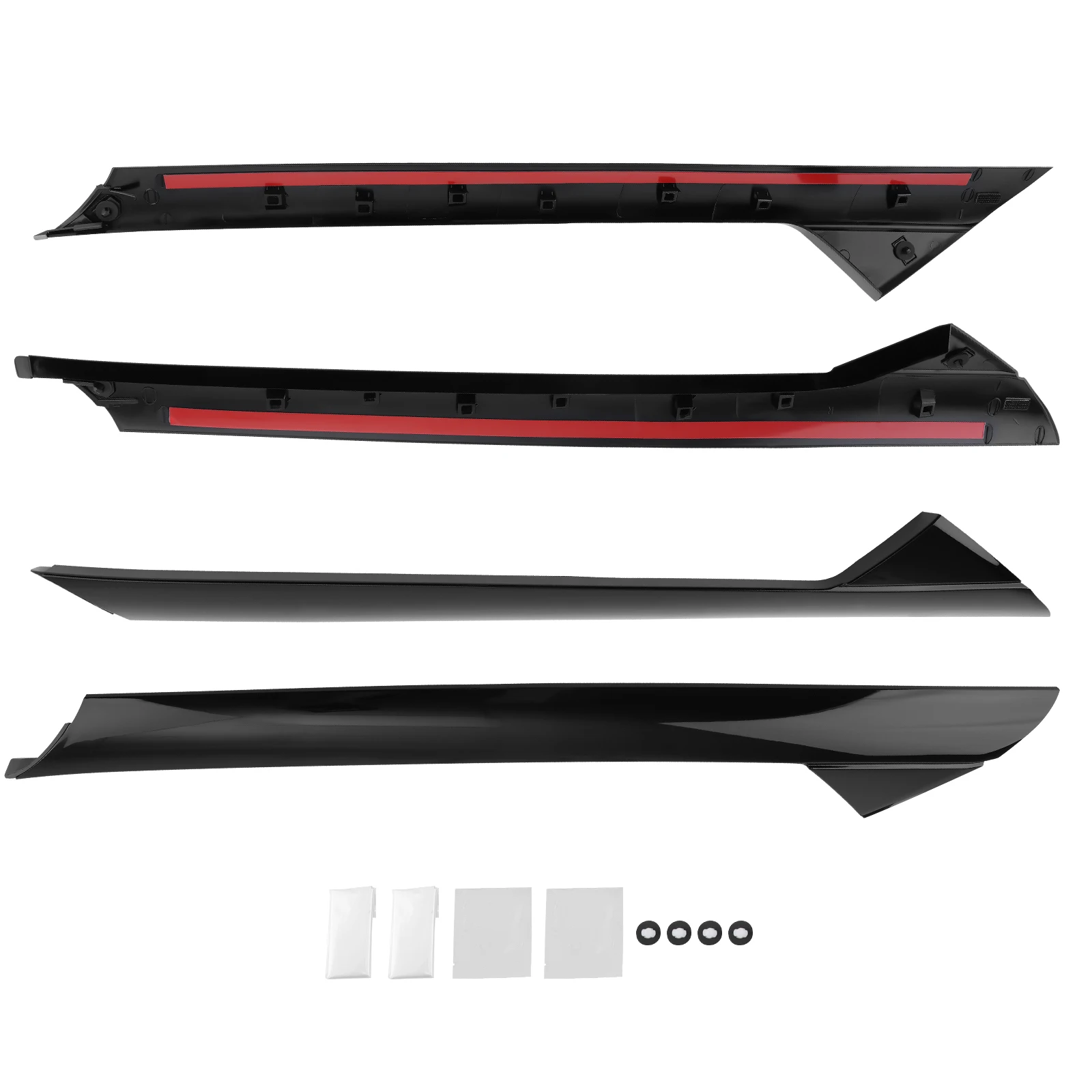 

Right Side Windshield A-Pillar Molding INNER OUTER Trim For 11-19 Ford Explorer