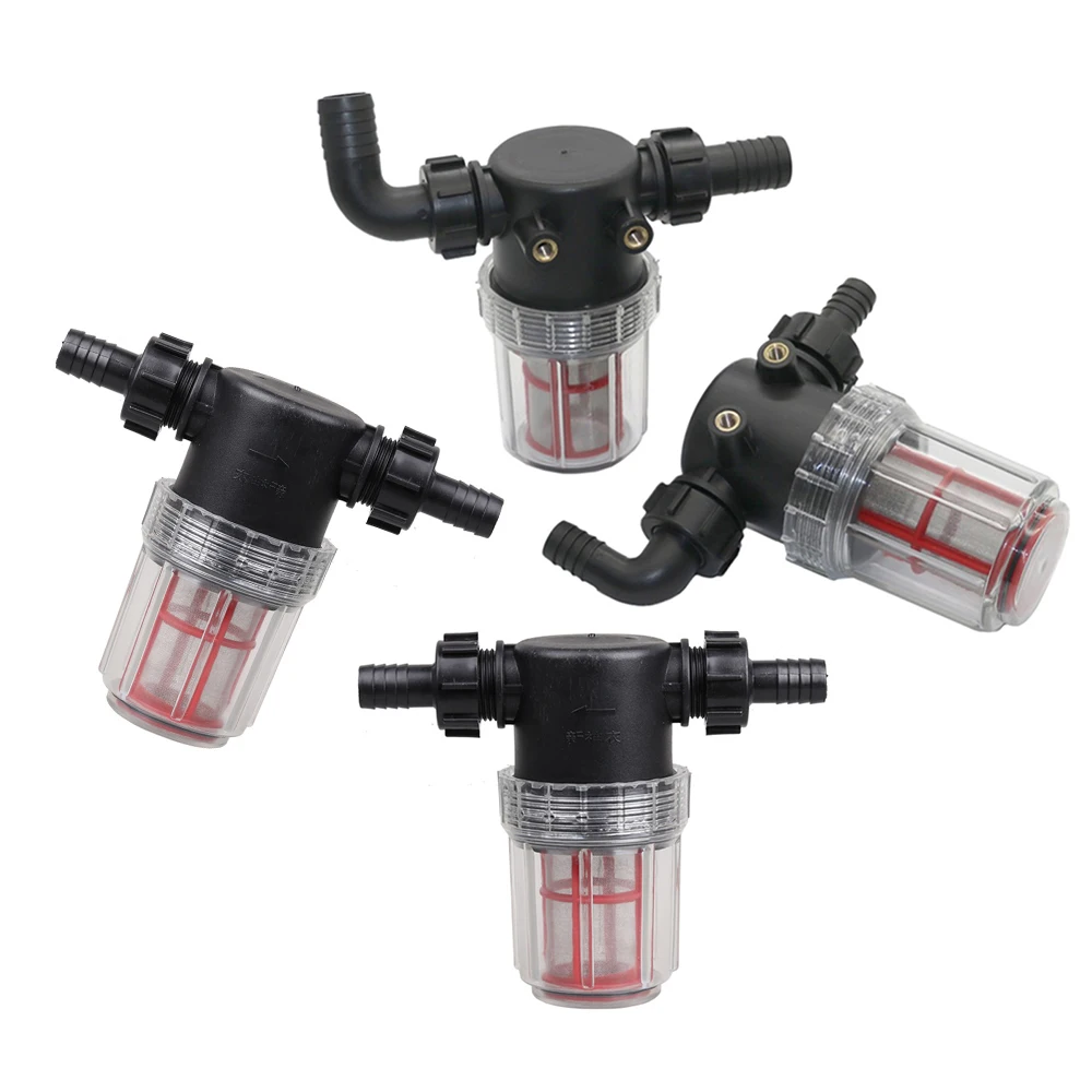 

Transparent 50 Mesh Fine filtration Water Filter with 20mm 25mm Barbed Agriculture Tools Garden Watering Irrigation Filter