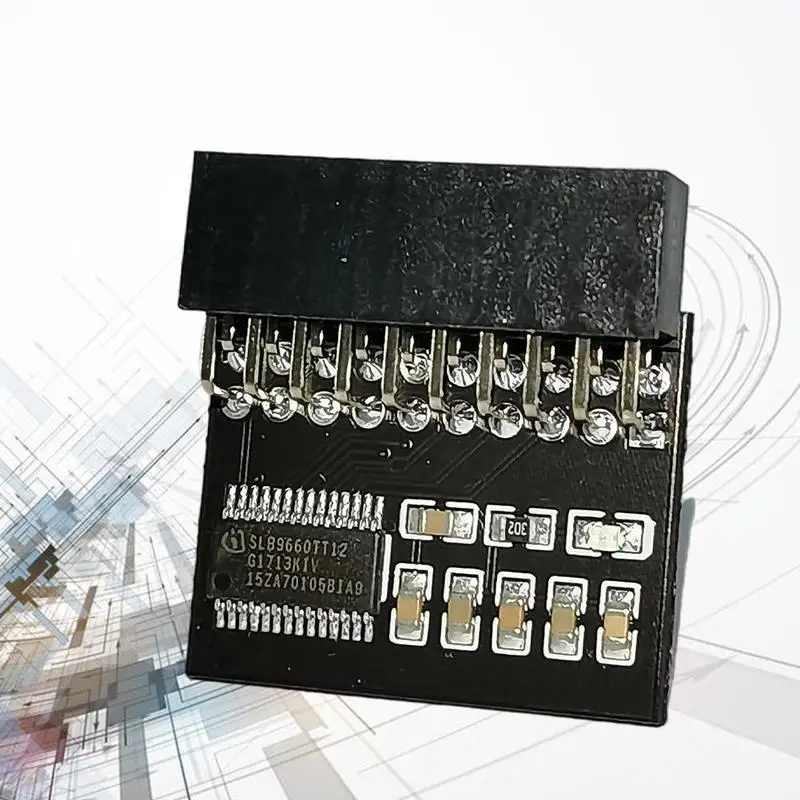 Tpm 1.2 Encryption Security Module Board Standard 20pin Tpm1.2 Connector Motherboards Card Q8s0