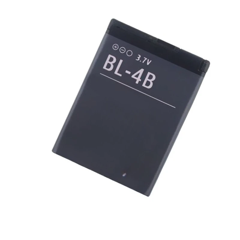 สำหรับโนเกีย 2630 2760 6111 7070 7370 7500 ปริซึม N76 600mAh แบตเตอรี่ประเภท BL-4B 4 ชิ้น
