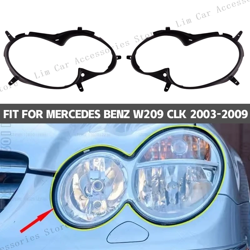 Scheinwerfer-Dichtungsstreifen, Scheinwerferdichtungen, Abdeckung für Autoteile, wasserdicht 2098260191 2098260291 Für Mercedes Benz W209 CLK 2003-2009 – Detail 15