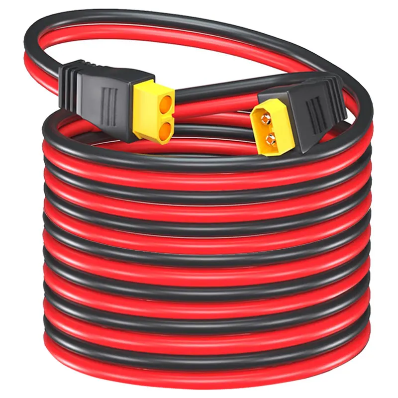 C�ble XT60 femelle vers XT60 m�le 6m 3m 1.5m 12AWG pour Anker SOLIX ALLPOWERS R600 Ecoflow River Delta Wave, etc. Centrale d'�nergie solaire