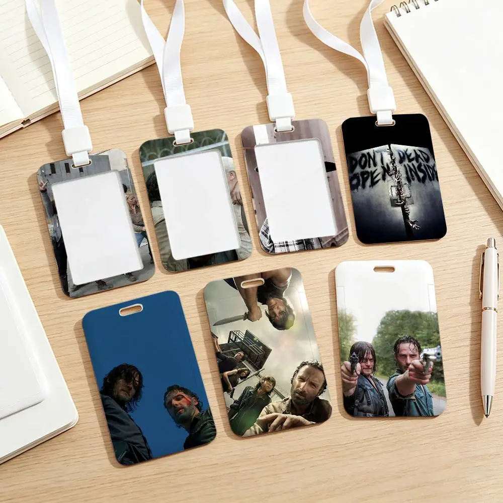 TV V-The Walking Dead NFC Contactless Sliding Card Sleeve For Student Cards, Bus Cards, ID Cards, And Work Permits