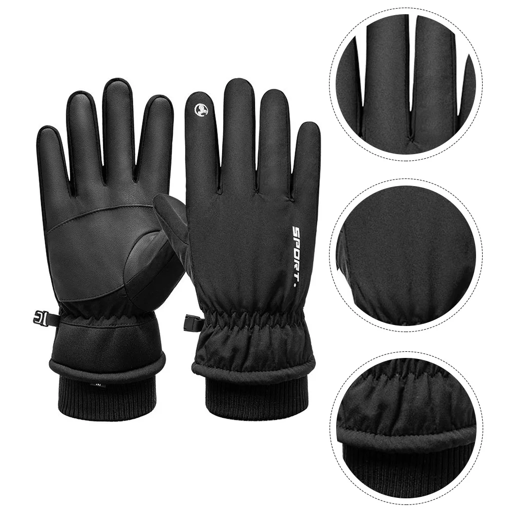 Handschuhe Reiten Sport Winter Wärmeschutz Mountainbike Rutschfest Samt Rutschfest Kind